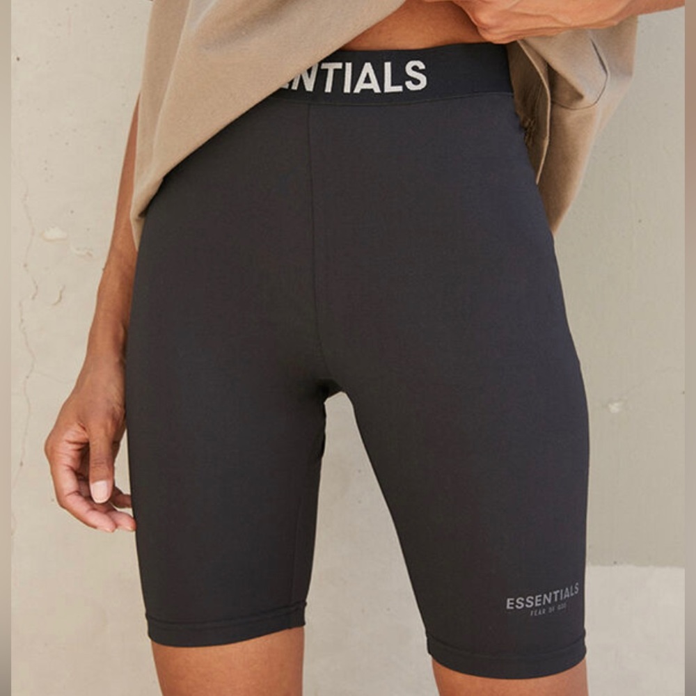 Fear of God Essentials Women's Off Black Sport Shorts